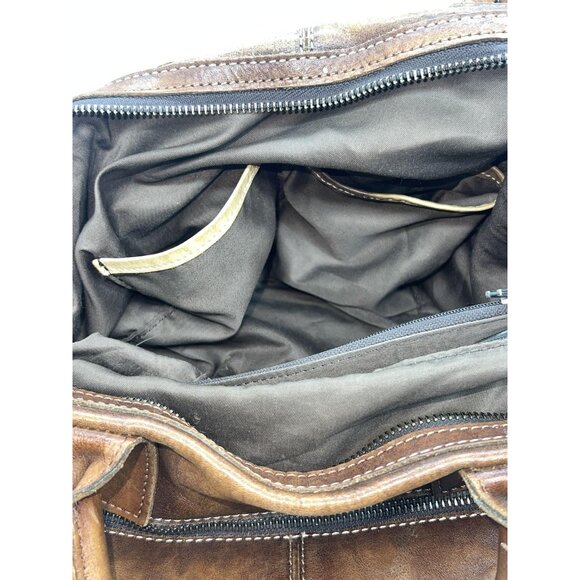 Iswee Genuine Leather Satchel Tote Bag Top Handle Handbag Designer Brown Purse - Picture 14 of 15